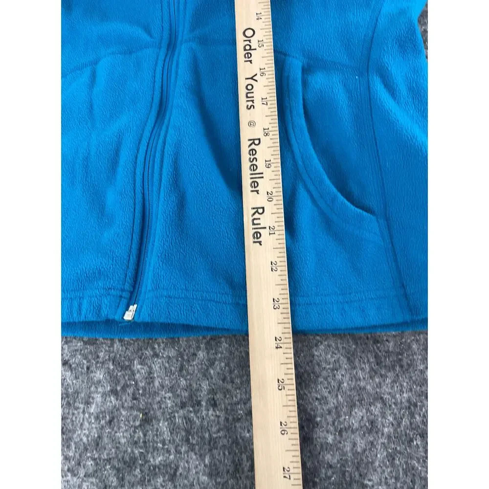 THE NORTH FACE Sweater Women Medium Blue Fleece Full Zip Jacket Lightweight N54
